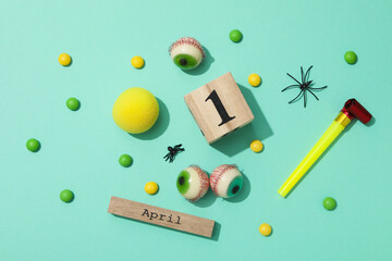 Concept of Happy 1 april Fools day