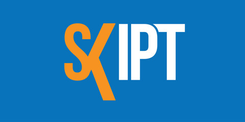 SKIPT TYPOGRAPHY TEXT LETTERING LOGO MODERN