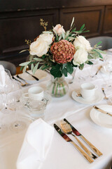 wedding table setting