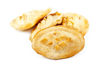 Oscypek (Oszczypek) is a traditional Polish highland cheese made of sheep's milk from the vicinity of the Tatra mountain range.