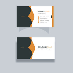 Modern Business card, Creative and Clean Business card Template, company Logo, Vector Business card, Visiting card for Business and Personal use, Vector Illustration Unique Design