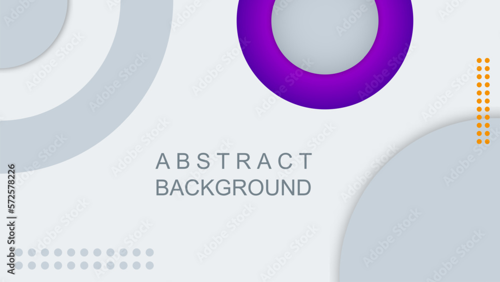 Poster grey abstract background with gradient round circle.