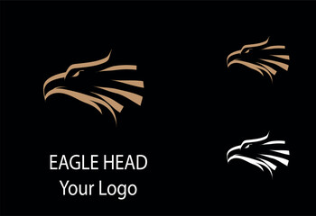 Eagle head logo vector, logo