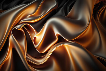 Obraz premium abstract background luxury cloth or liquid wave or wavy folds of grunge silk texture satin velvet material or luxurious background.Generative AI