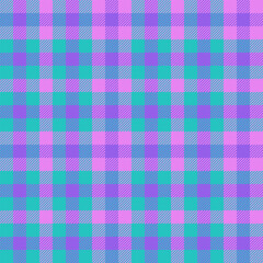 Tartan check fabric. Texture background textile. Plaid pattern seamless vector.