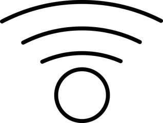 communication symbol and Wi-Fi minimal illustration