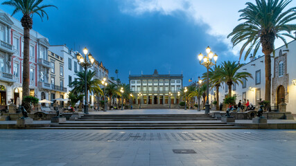 Naklejka premium Santa Ana Square Las Palmas of Gran Canaria