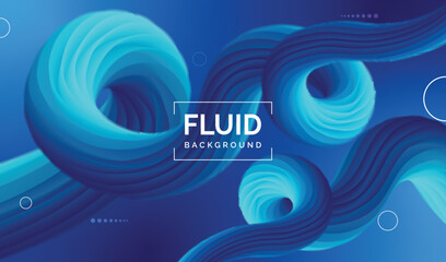 Fluid or liquid background design template