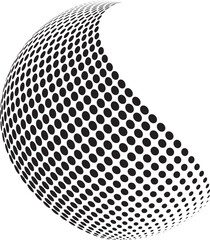 Halftone Illustration geometric shapes. Retro elements for web, vintage, advertisement, commercial banner, poster, leaflet, billboard, sale. Collection trendy halftone vector geometric shapes.