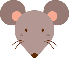 rat face, cartoon animal