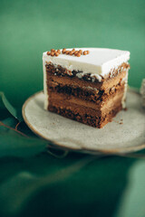 piece of chocolate cake