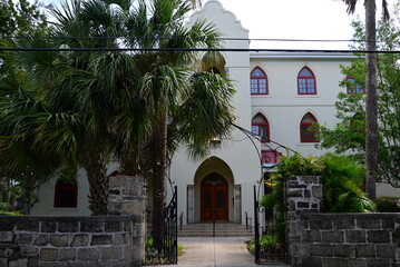 Historical Building in the Old Town of St. ASugustine, Florida