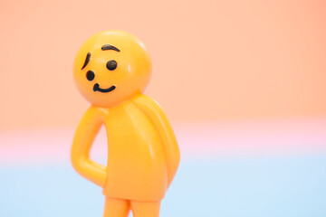 誇らしげな人形