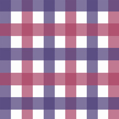 Seamless patterns Plaid, grid fabric decorated with red Purple, and white