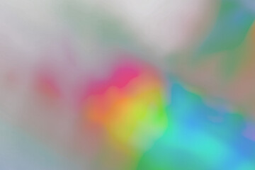 abstract rainbow overlay