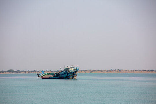 Abandoned Boat, Genaveh, Bushehr, Iran