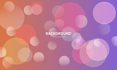 Abstract background with bokeh