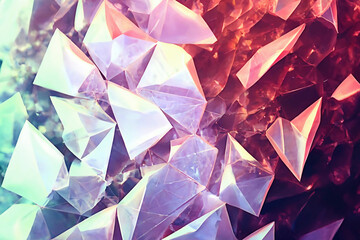 Gemstone surface background wallpaper created with Generative AI technology
