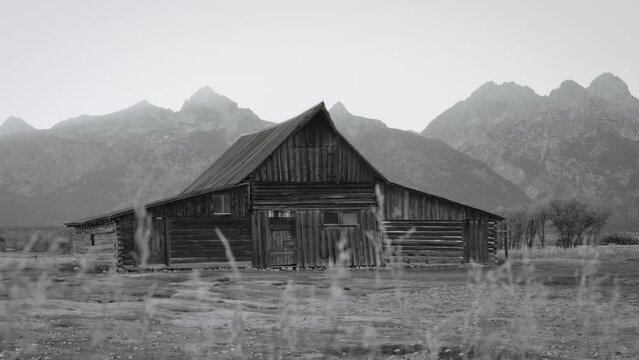 Old Cabin At Grand Tetons
