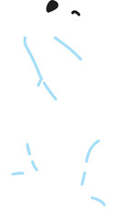 bear polar bear icon character doodle cartoon
