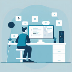 Person using a bitcoin and other cryptocurrency exchange