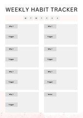 Weekly Habit Tracker