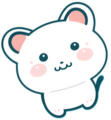 cute animal simple graphic