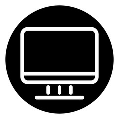 computer glyph icon