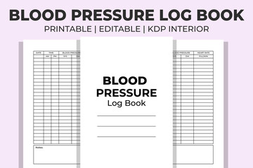 Blood Pressure Log Book