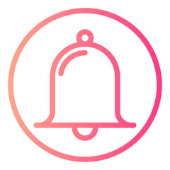 notification bell gradient icon