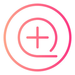 Fototapeta premium plus gradient icon