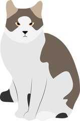 cat vector image or clip art