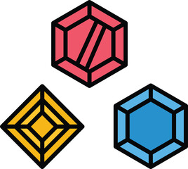 Gemstone Vector Icon
