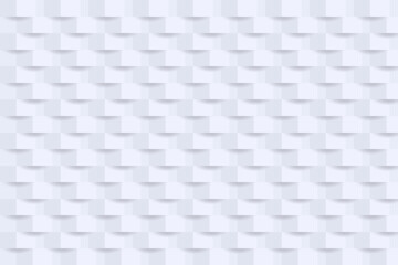 Abstract white geometric decorative background in minimalist style