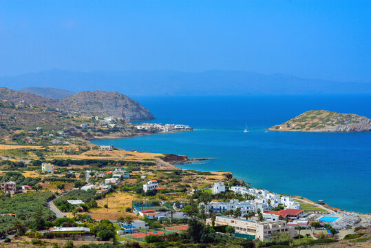 Dorf Mochlos im Regionalbezirk Lasithi, Kreta (Greichenland) 
