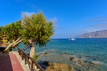 Dorf Mochlos im Regionalbezirk Lasithi, Kreta (Greichenland)