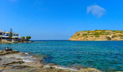 Dorf Mochlos im Regionalbezirk Lasithi, Kreta (Greichenland)