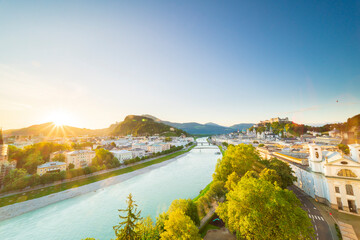 Naklejka premium Salzburg Sunrise
