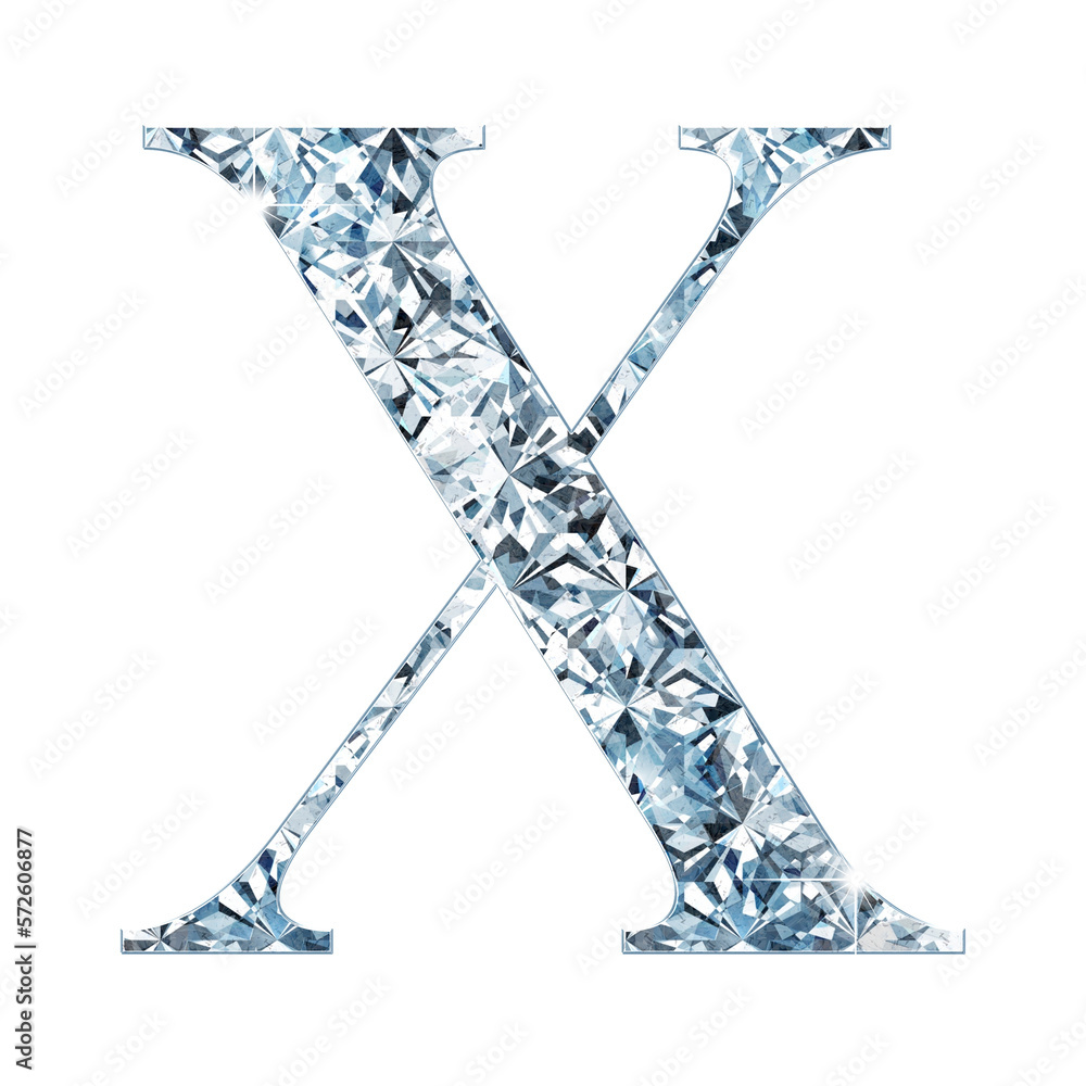 Poster shining diamonds alphabet or font set for luxurious and elegant design. letters in uppercase and low