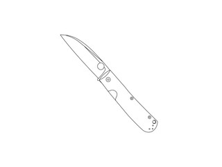 Knife symbol Black and White Stock Photos and Images. Knife Outline Images. Military combat icon in outlin. Kitchen knife vector icon. Hand-drawn color illustration. Black White Chef Knife Stock.
