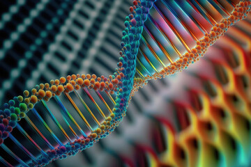 DNA sequence. Generative AI