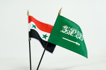 A national flag with a symbol of the country