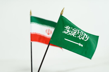 A national flag with a symbol of the country