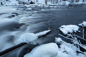 River in winter