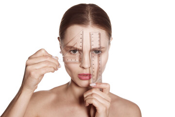 Making beauty, modifying face to make non-surgical or surgical correction, plastic surgery....