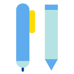 Stationery flat icon