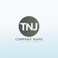 TNJ Outdoors vector logo design