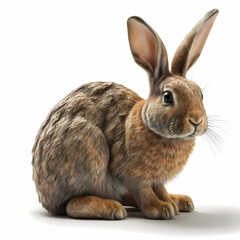 Obraz premium rabbit isolated on white background