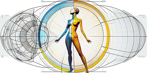 A visually striking image that showcases the capabilities of AI, such as a machine learning algorithm in action or a neural network diagram. Fibonacci Sequence. AI Generated.