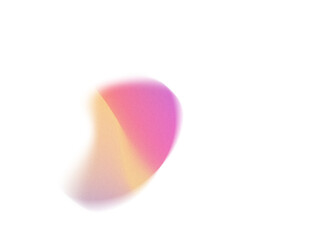 Grainy Gradient Textured Blob Shapes. Abstract Transparent PNG element. Trendy design resources, Purple orange and yellow. Modern design trends.
